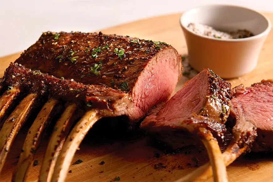 steak at pappas bros steakhouse houston.